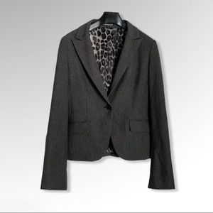 Express Women’s One Button Blazer - Gray